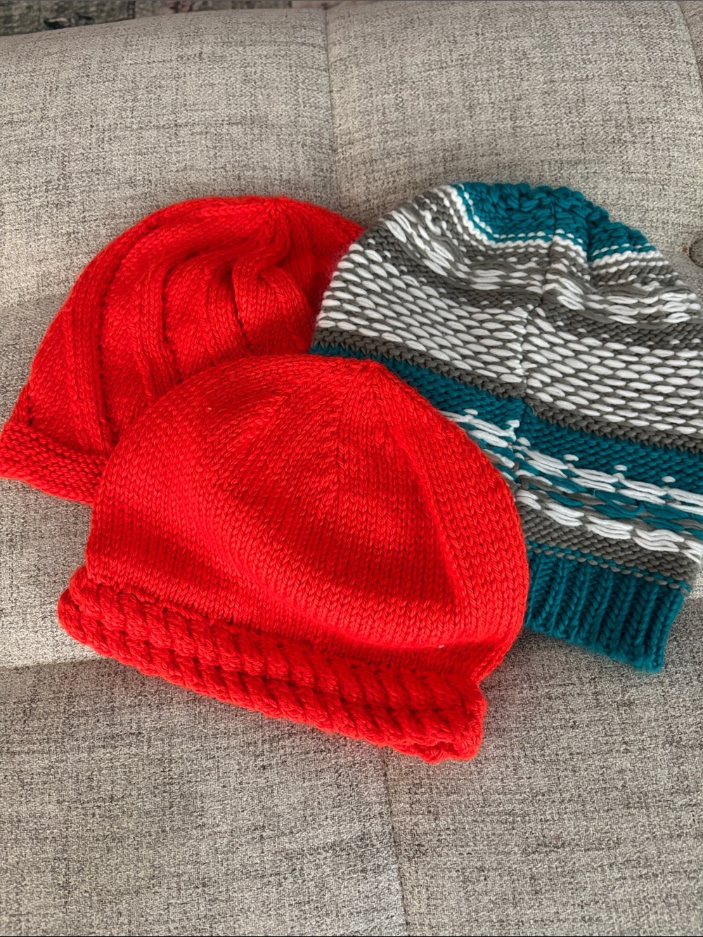Lot of 3.  Handmade Caps